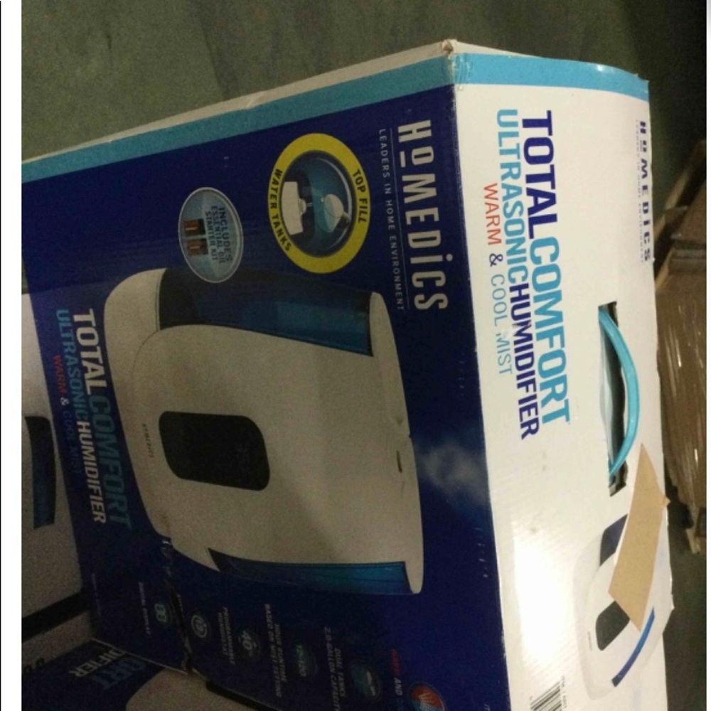 Humidifier comfort warm and cool mist. Open box never used